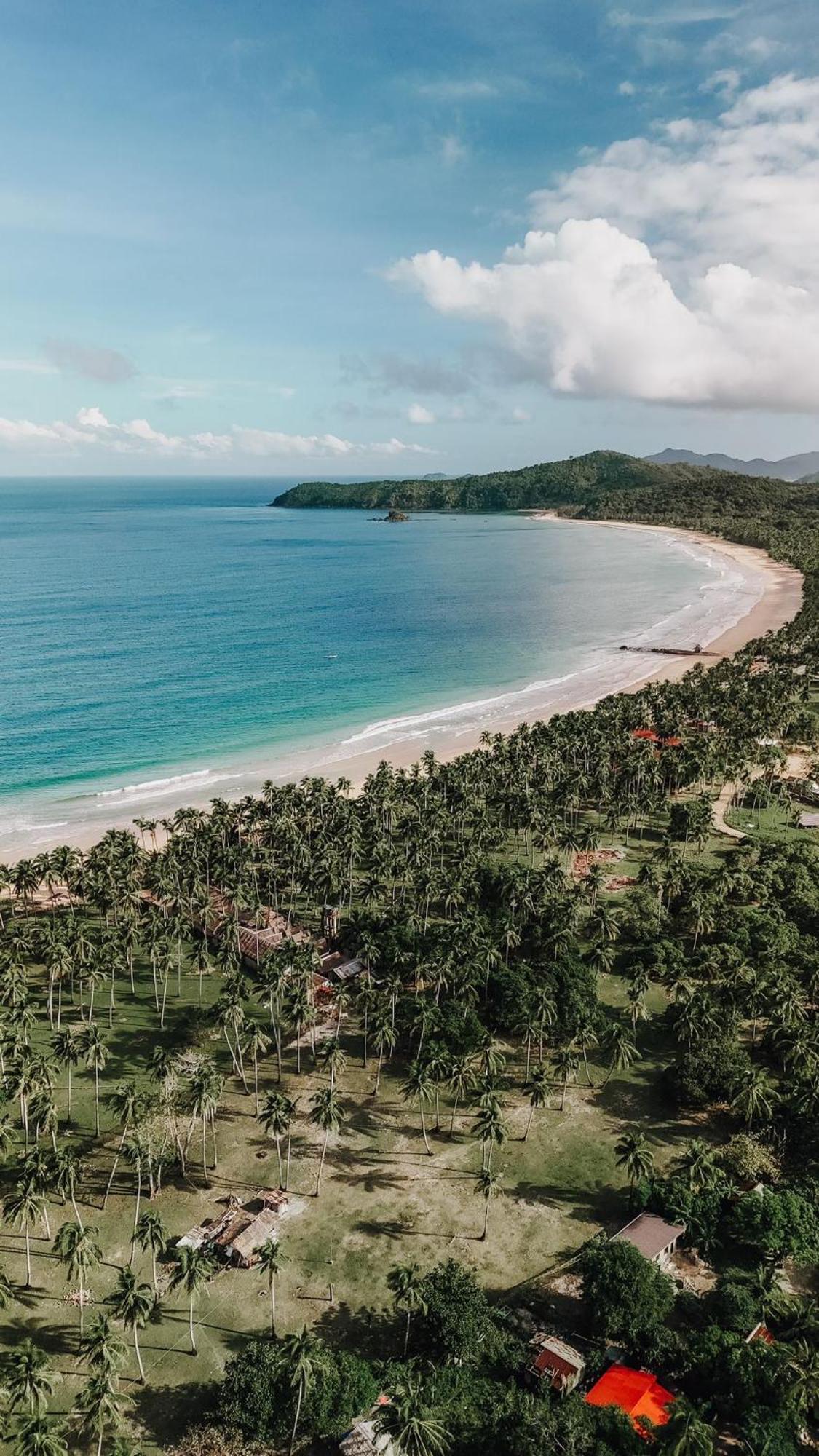 Lazy Juan Beach House Nacpan El Nido Exterior foto